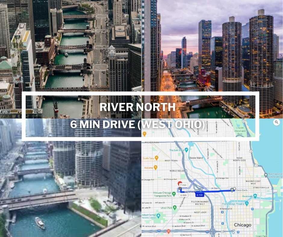 Stylish 2Br Urban Retreat In River West Chicago Zewnętrze zdjęcie