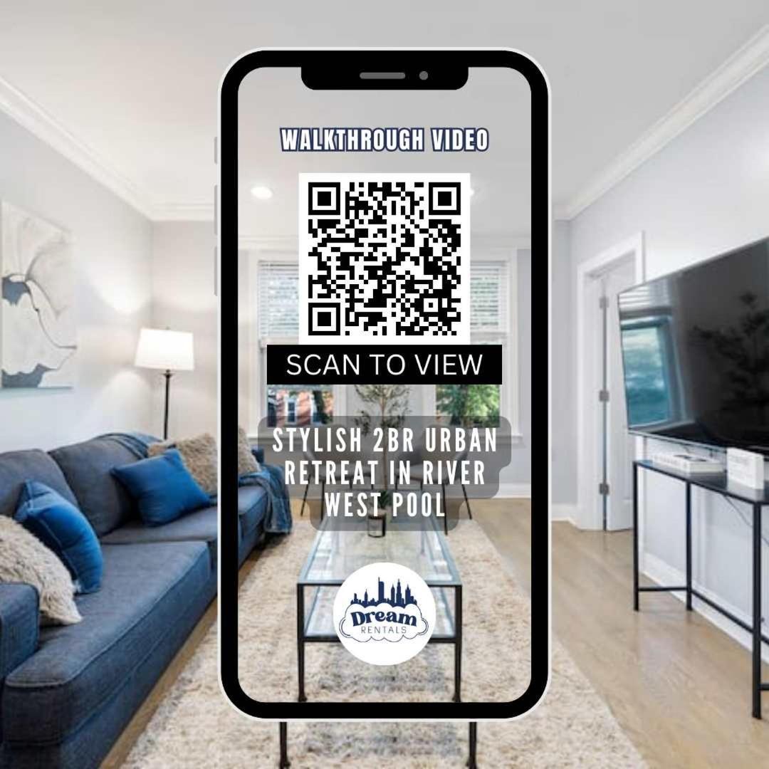 Stylish 2Br Urban Retreat In River West Chicago Zewnętrze zdjęcie